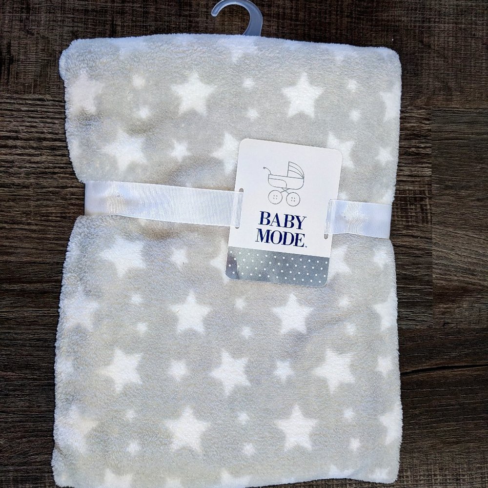Fleece Star Baby Blanket